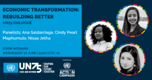 Nisaa Jetha Selected by UN SDG Campaign to Discuss Post-Pandemic Trends